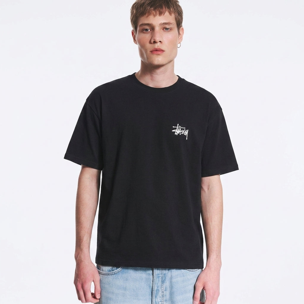 Stussy Basic L/S T-Shirt Red