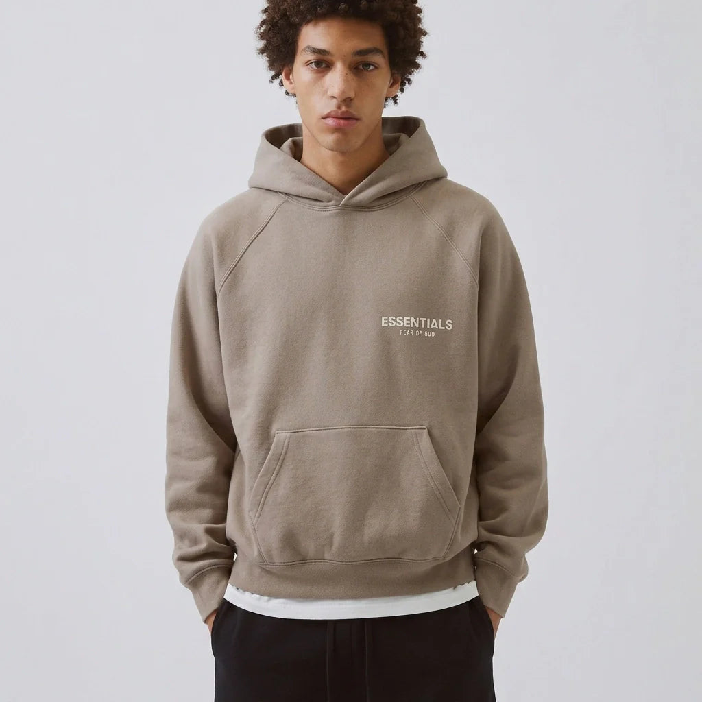 Fear of God Essentials Hoodie Desert Taupe