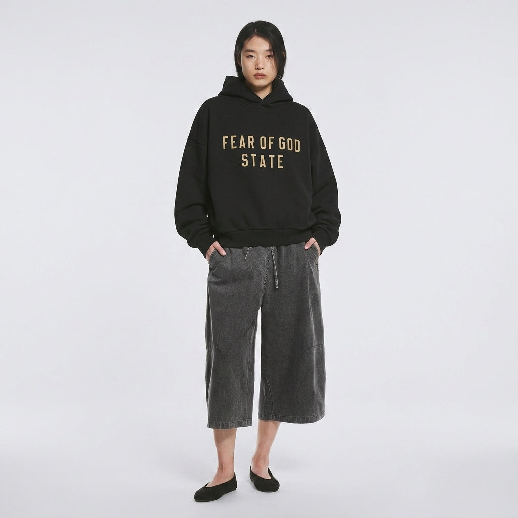 Fear of God Essentials Hoodie State Black