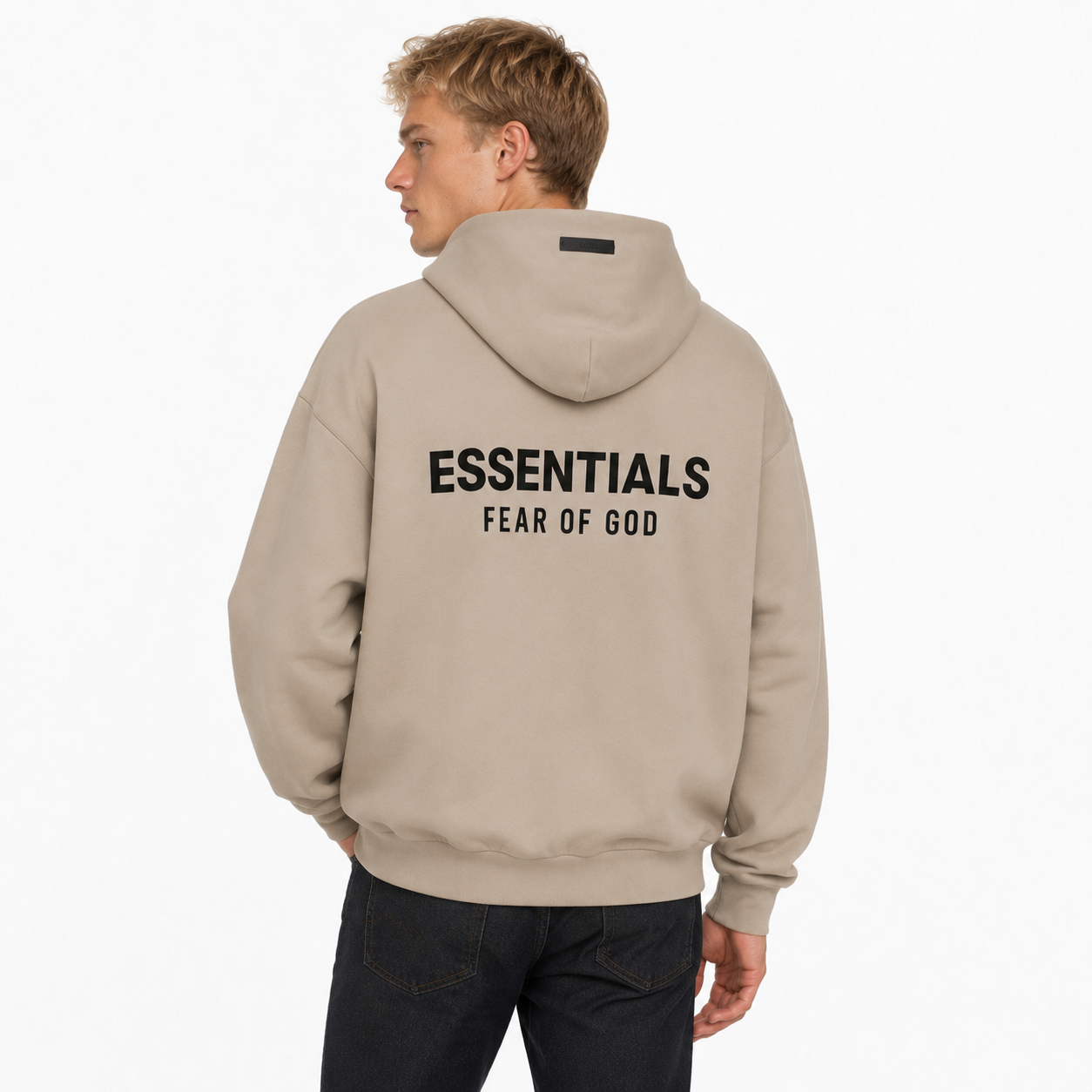 Fear of God Essentials Hoodie Desert Sand