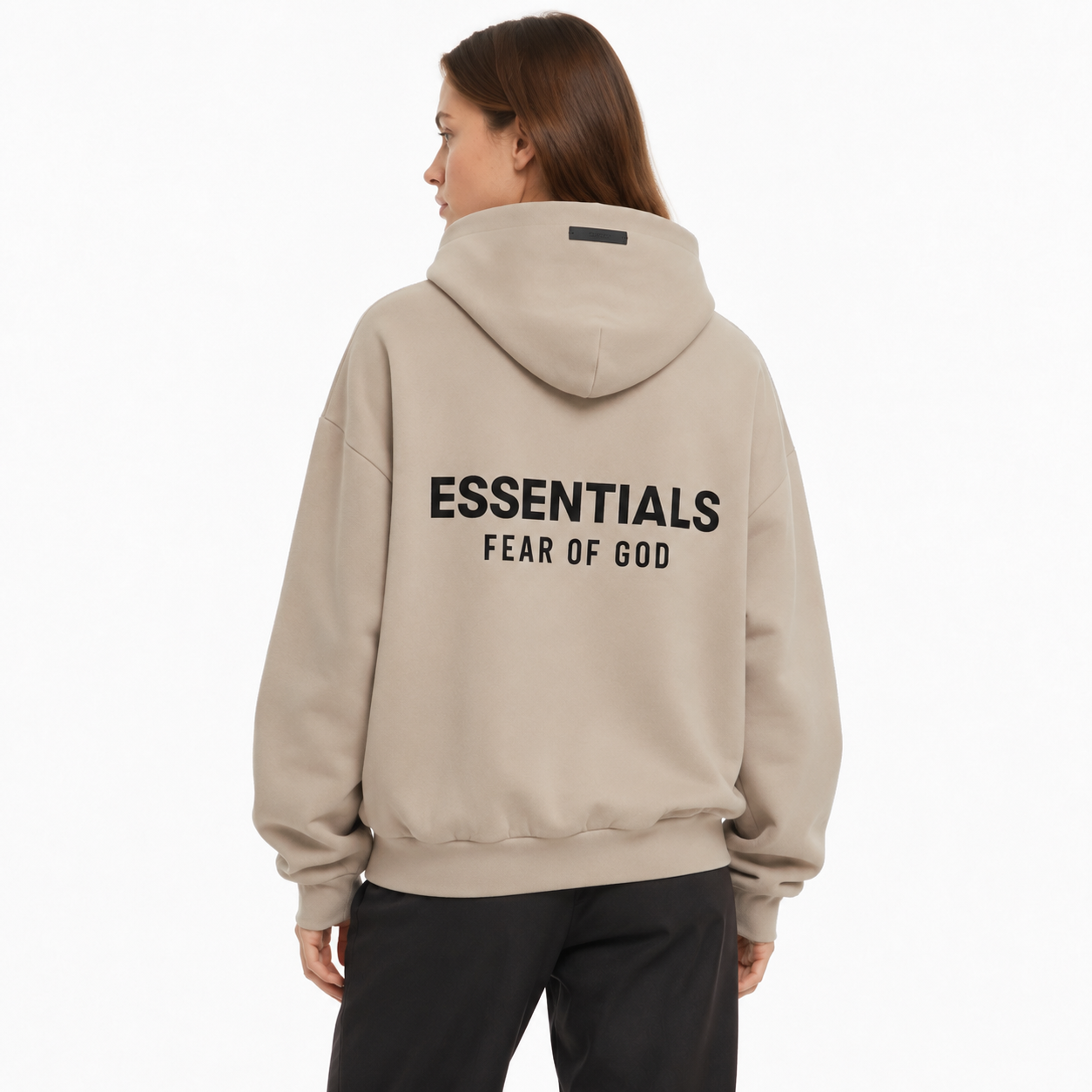 Fear of God Essentials Hoodie Desert Sand