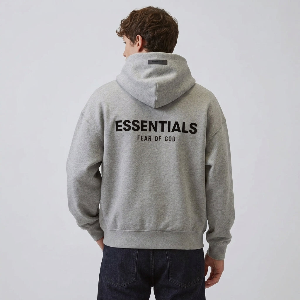 Fear of God Essentials Hoodie Dark Oatmeal