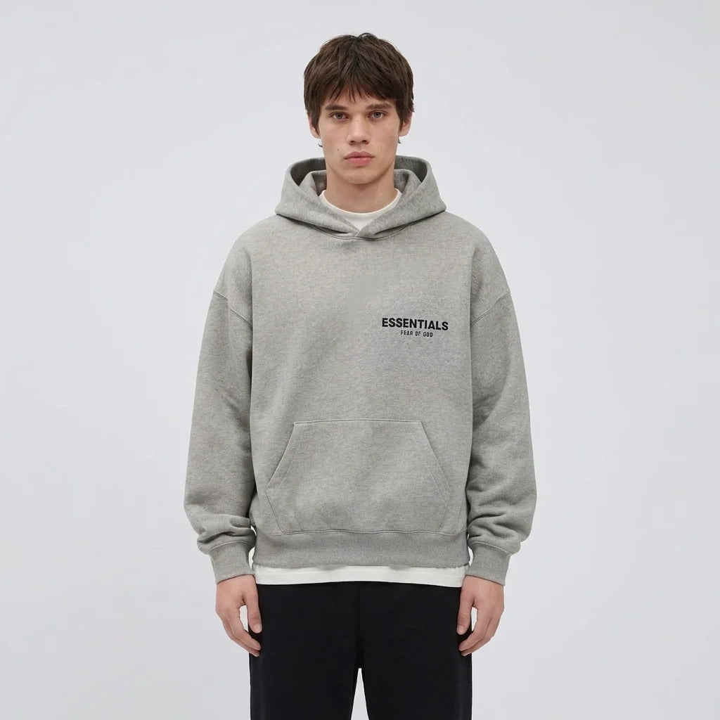 Fear of God Essentials Hoodie Dark Oatmeal