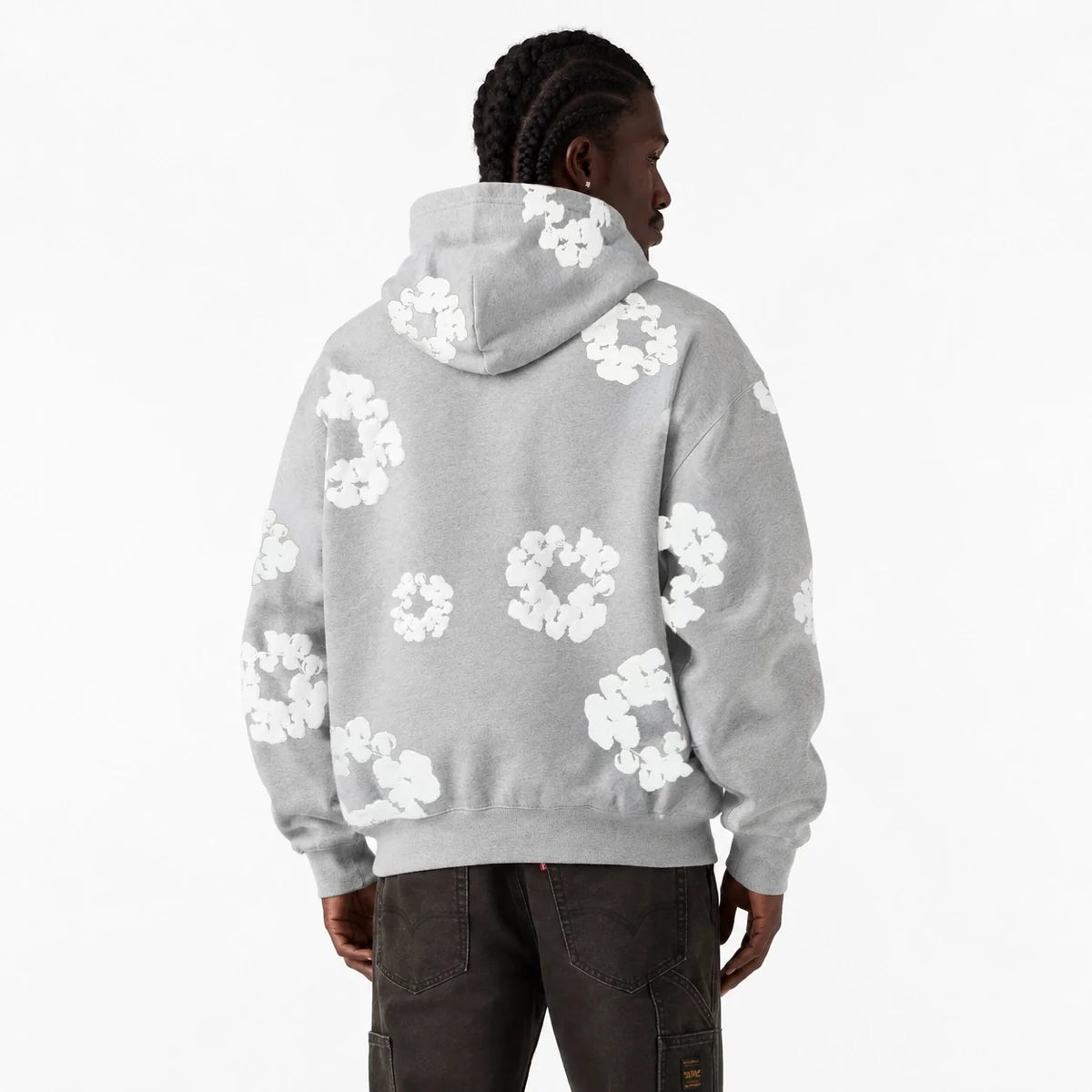 Denim Tears The Cotton Wreath Hoodie Grey