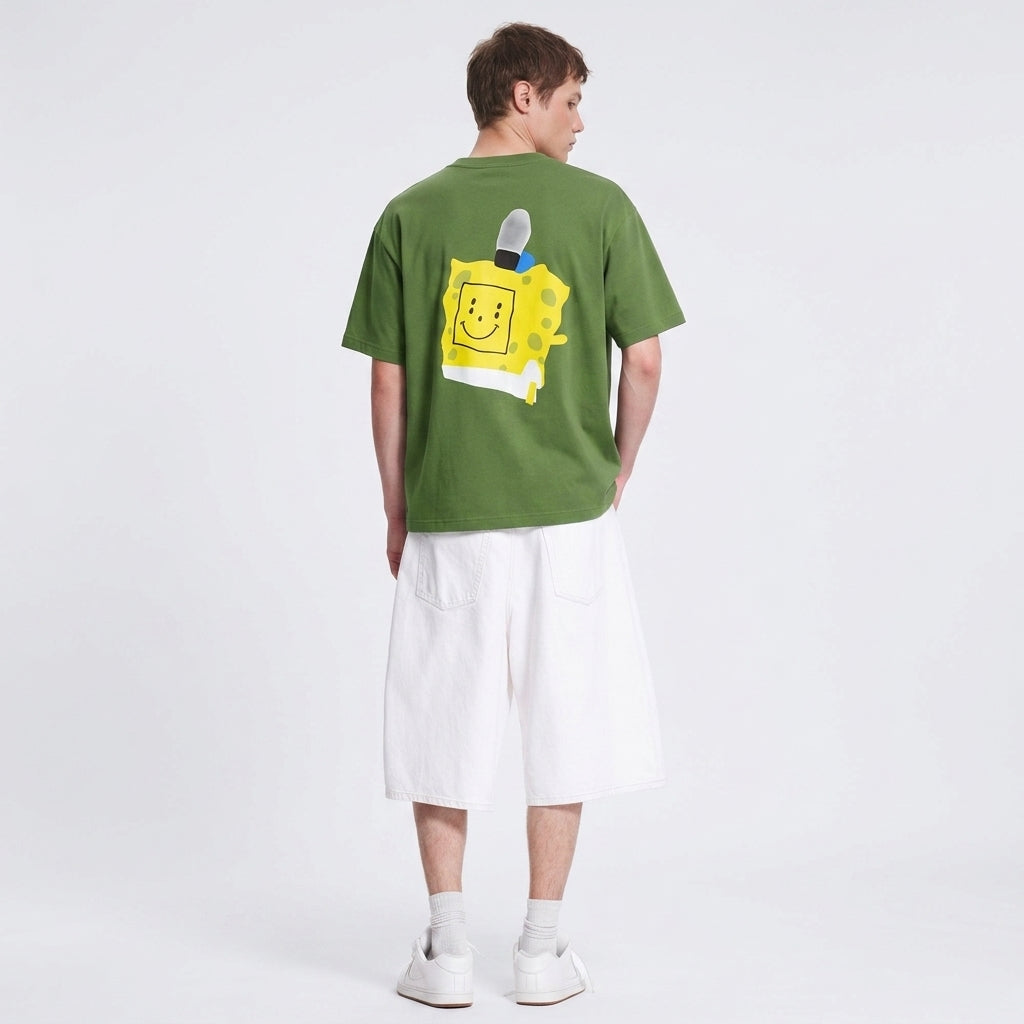 Uniqlo x CPFM Spongebob Squarepants UT Graphic T-Shirt Olive