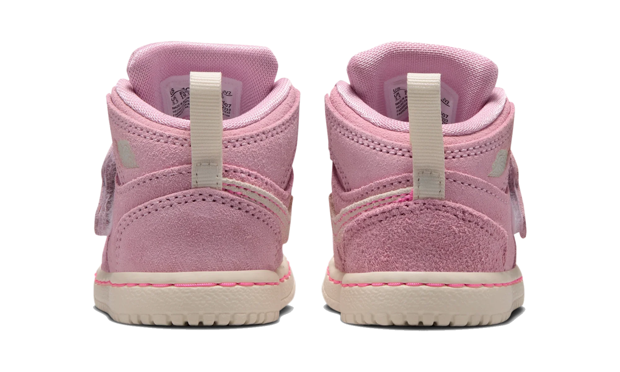 Sky Air Jordan 1 Baby and Toddler Shoe Iced Carmine/Pink Foam/Coconut Milk/Anthracite