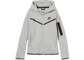 Nike Sportswear Kids' Tech Fleece Full-Zip Hoodie Dark Grey Heather/Black
