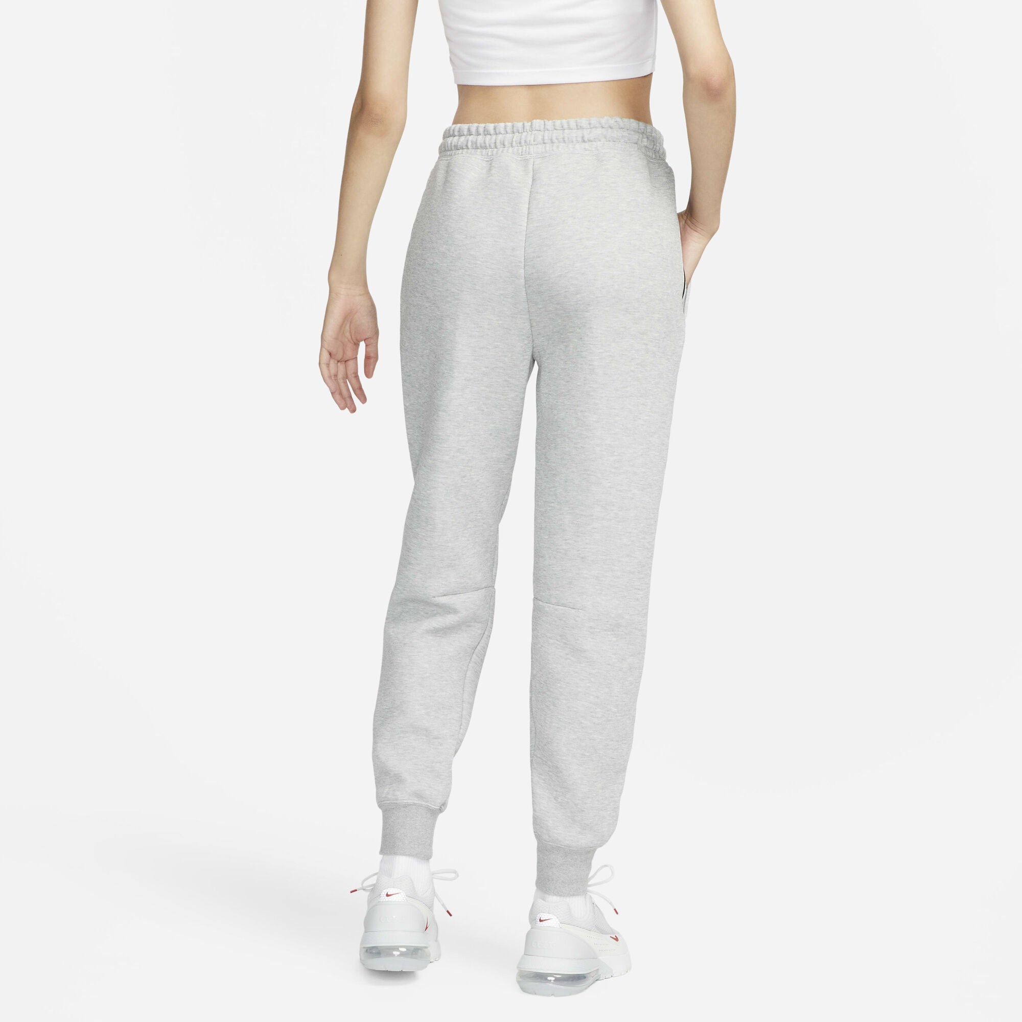Nike Sportswear Tech Fleece Mid-Rise Joggers Dark Grey Heather/Black