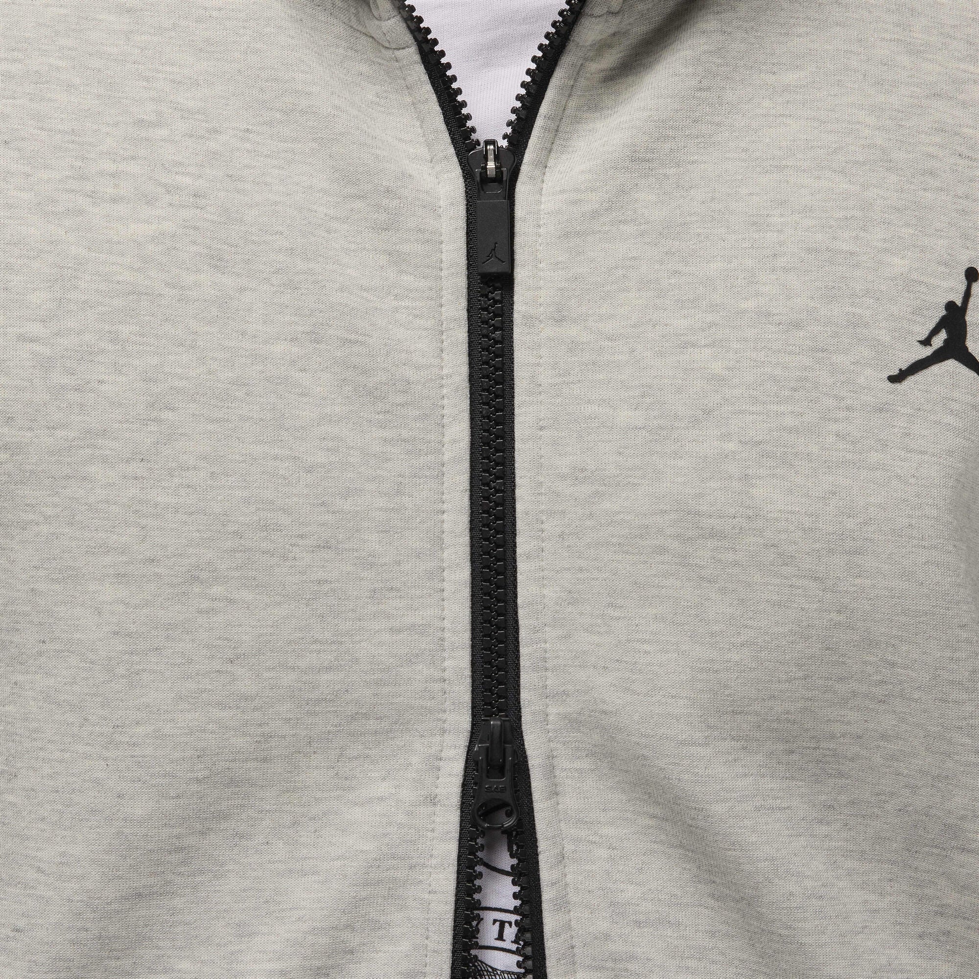 Air Jordan Sport Hoop Fleece Dri-FIT Full-Zip Hoodie Grey Heather/Black