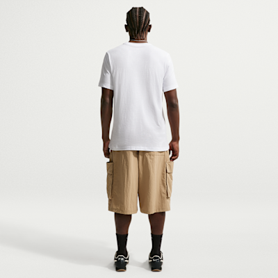 Nike Sportswear Club Men's T-Shirt White/Black