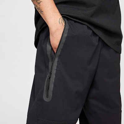 Nike Tech Men's Woven Oversized Trousers Black/Black/Black