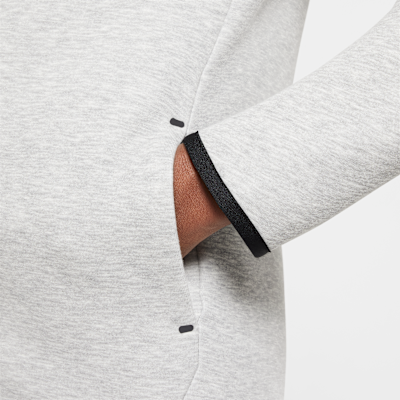 Nike Sportswear Tech Fleece Older Kids' Full-Zip Hoodie Dark Grey Heather/Dark Grey Heather/Black/Black