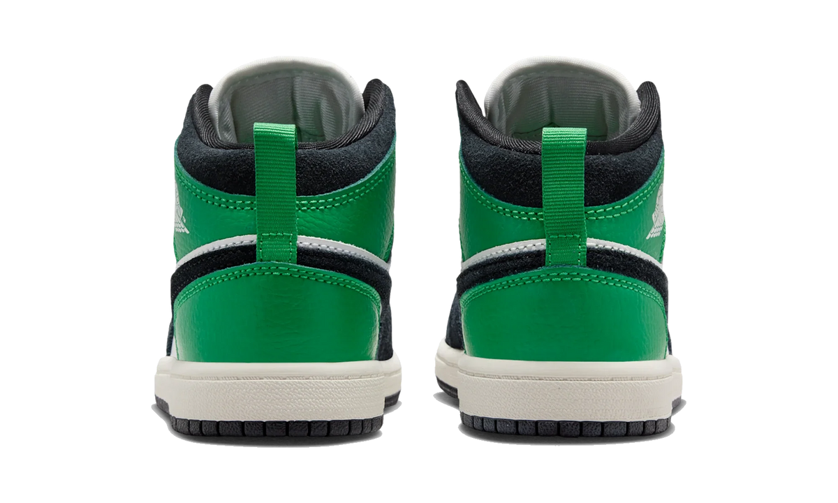 Air Jordan 1 Mid Summit White/Lucky Green/University Gold/Black