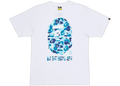 BAPE ABC Camo T-Shirt White Blue