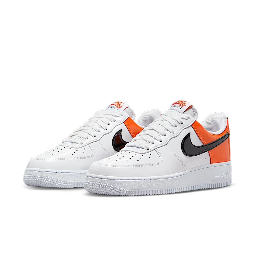 Nike Air Force 1 Low '07 Essential White/Brilliant Orange, White/Brilliant Orange/Black (DJ9942-103)