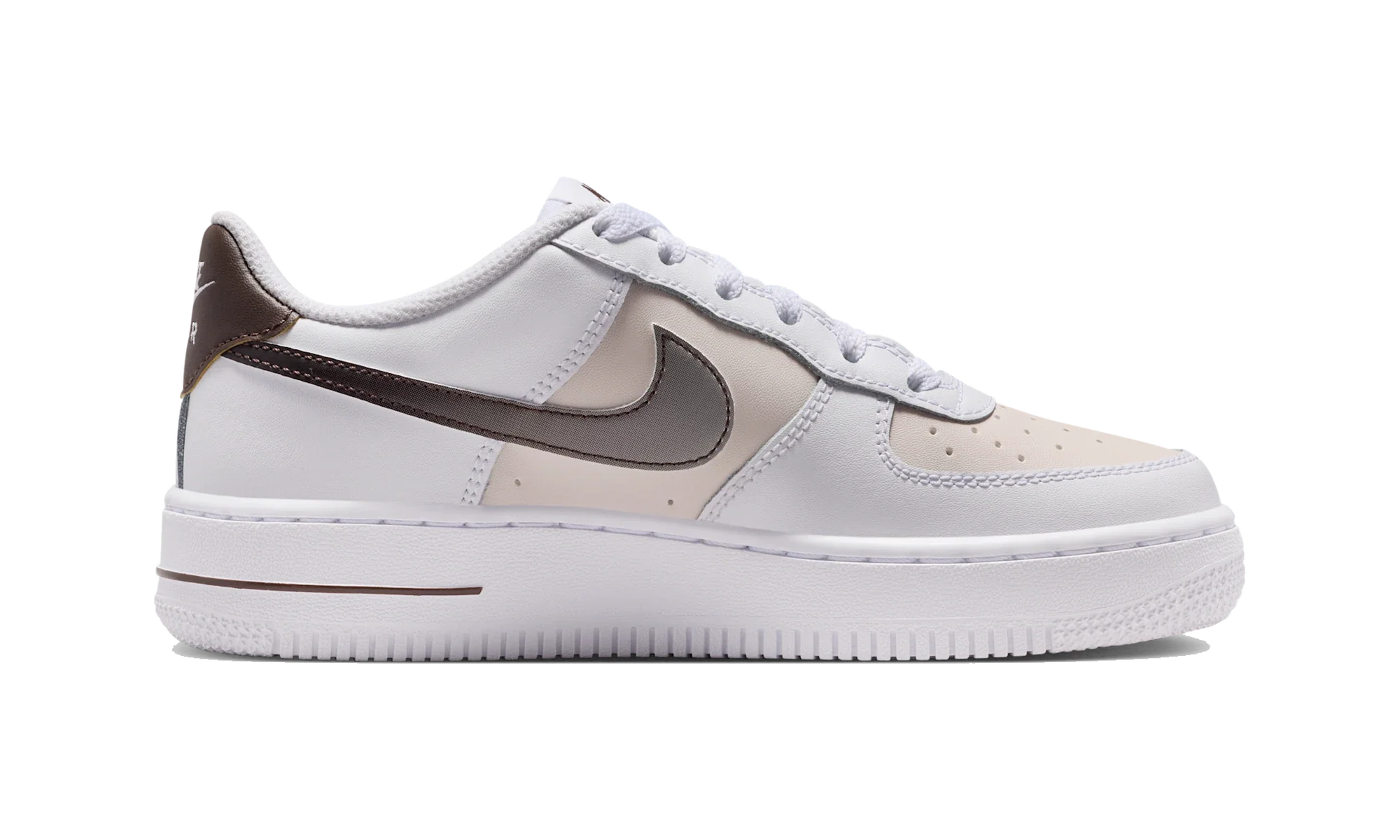 Nike Air Force 1 White/Baroque Brown/Phantom/College Grey
