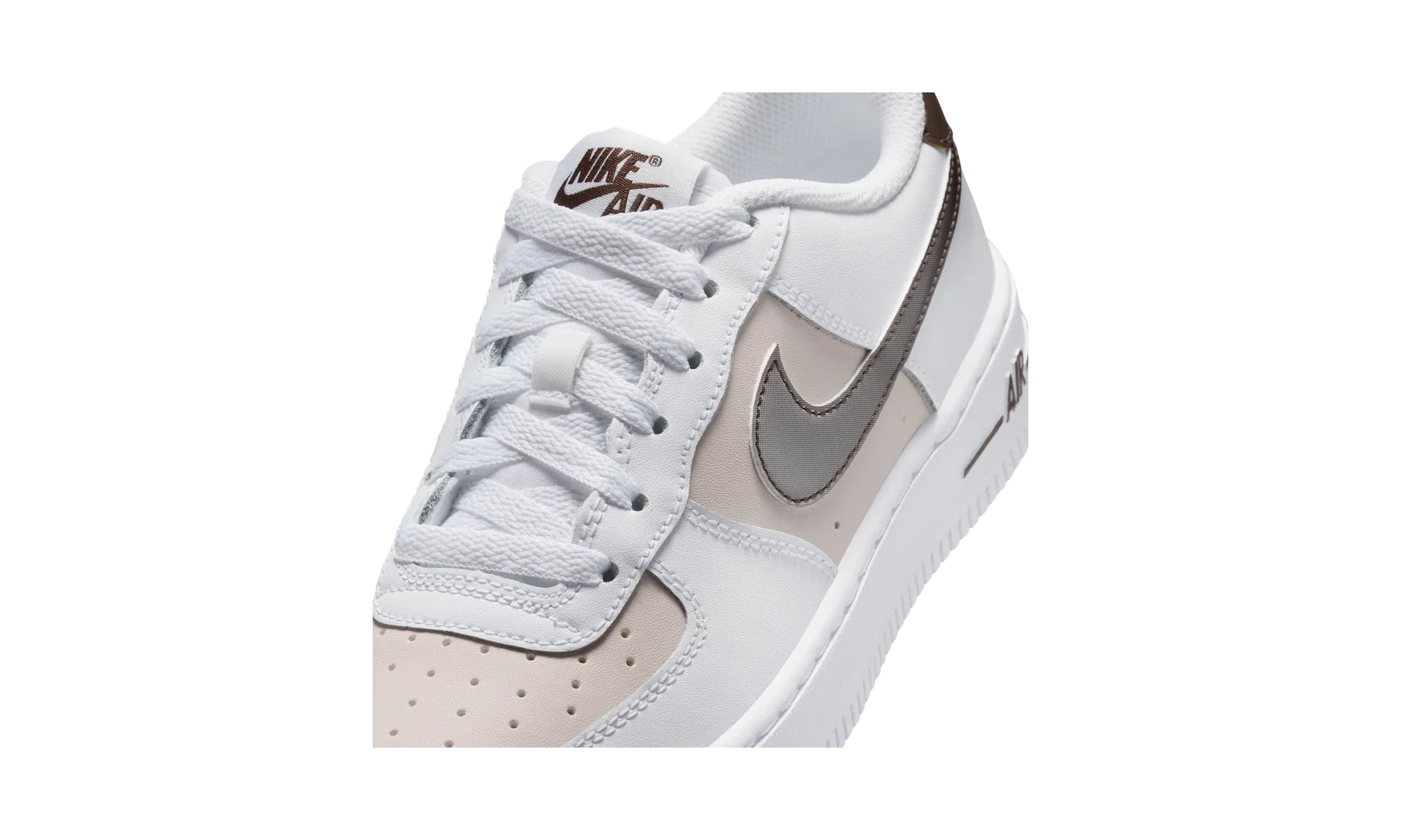 Nike Air Force 1 White/Baroque Brown/Phantom/College Grey