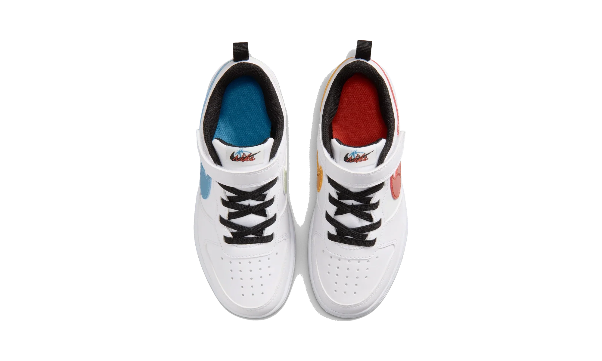 NikeCourt Borough Low White/Picante Red/Barely Volt/Current Blue