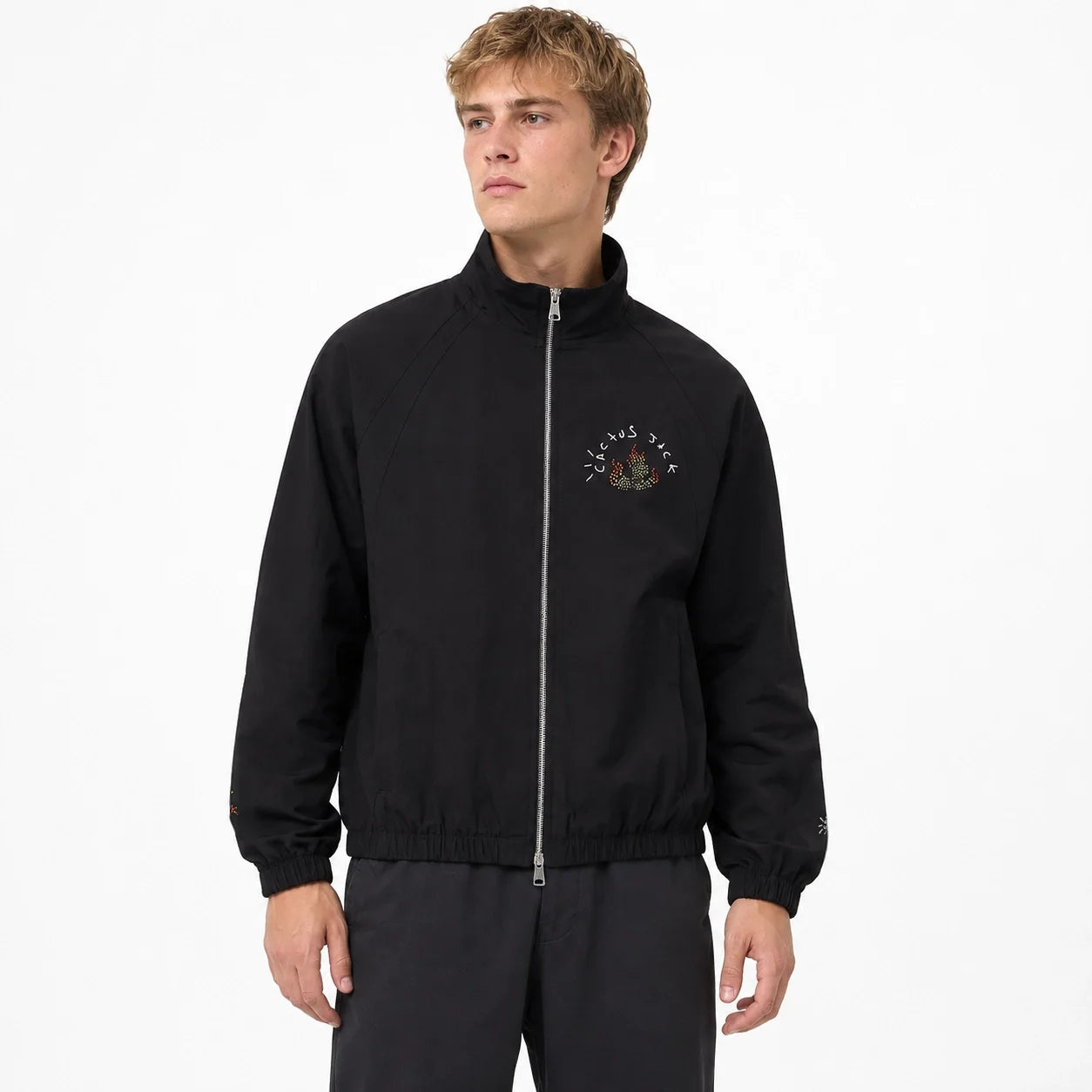 Travis Scott x Air Jordan Woven Jacket Black