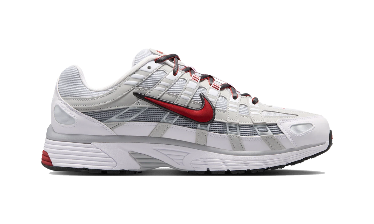 Nike P-6000 White/Pure Platinum/Wolf Grey/Dune Red