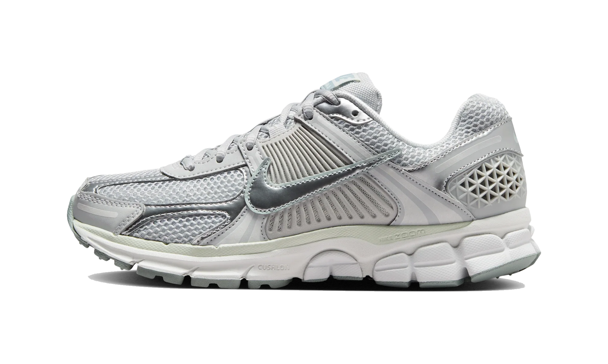 Nike Zoom Vomero 5 shoes with reflective accents Grey Fog/Off-White/Spruce Aura/Grey Fog