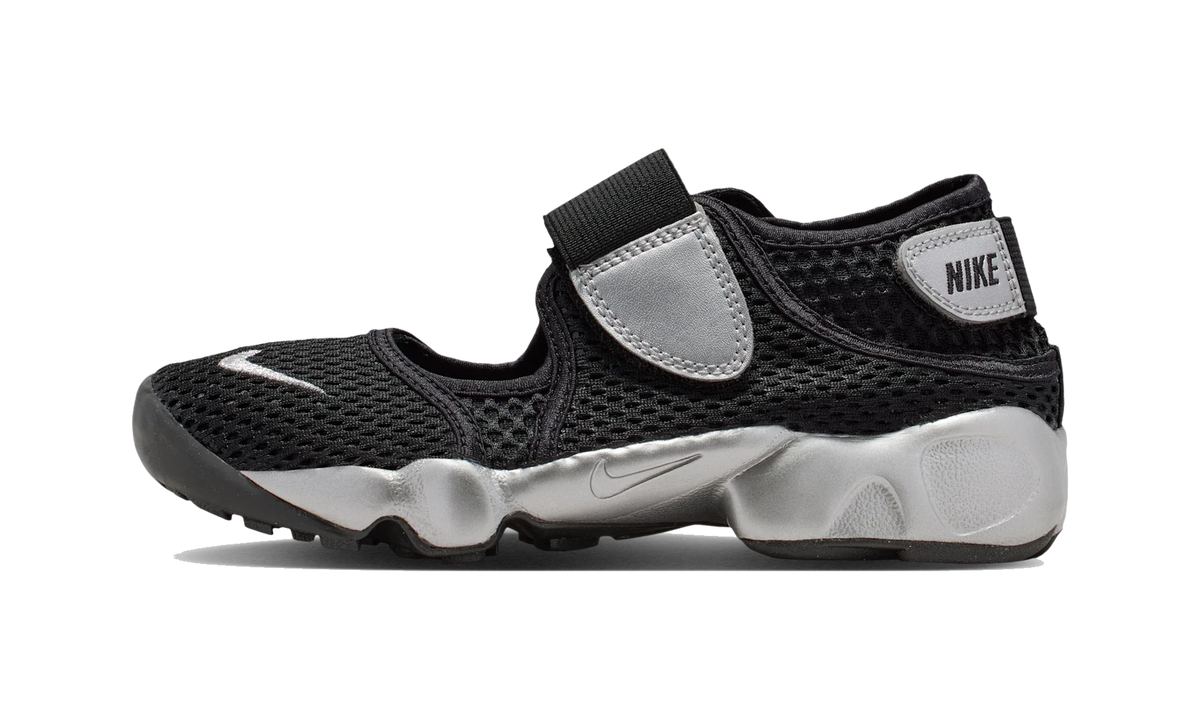 Nike Rift 2 SE Big/Younger Kids' Shoes Black/Metallic Silver