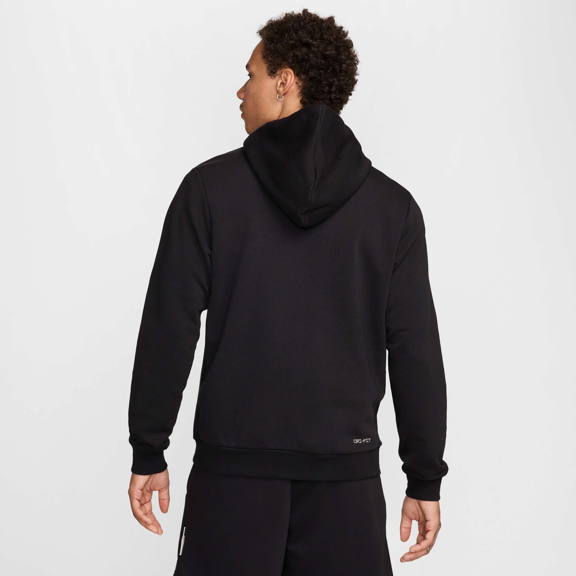 Nike Standard Issue Dri-FIT Pullover Basketball Hoodie Black/Pale Ivory