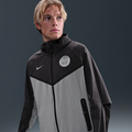 Paris Saint-Germain Tech Windrunner Men's Nike Football Full-Zip Woven Jacket Anthracite/Particle...