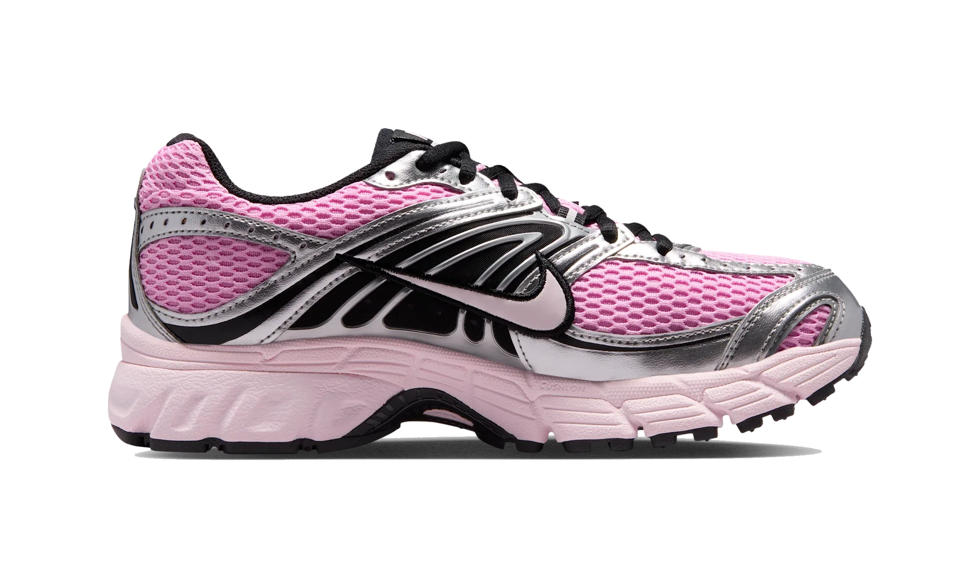 Nike Air Max Moto 2K shoes with reflective accents Pink Rise/Metallic Silver/Black/Pearl Pink