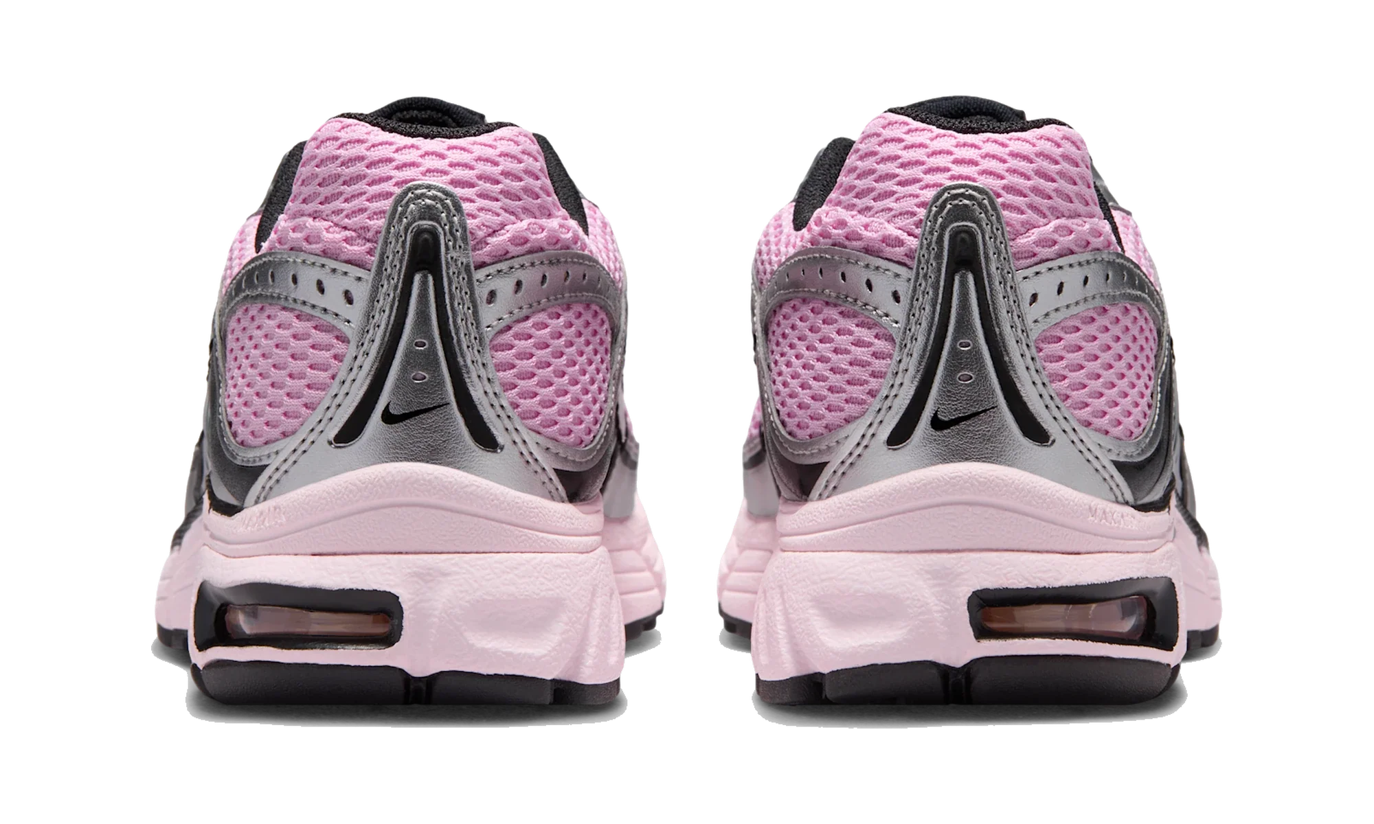 Nike Air Max Moto 2K shoes with reflective accents Pink Rise/Metallic Silver/Black/Pearl Pink