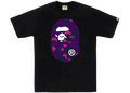 BAPE Color Camo Big Ape Head T-Shirt Black Purple