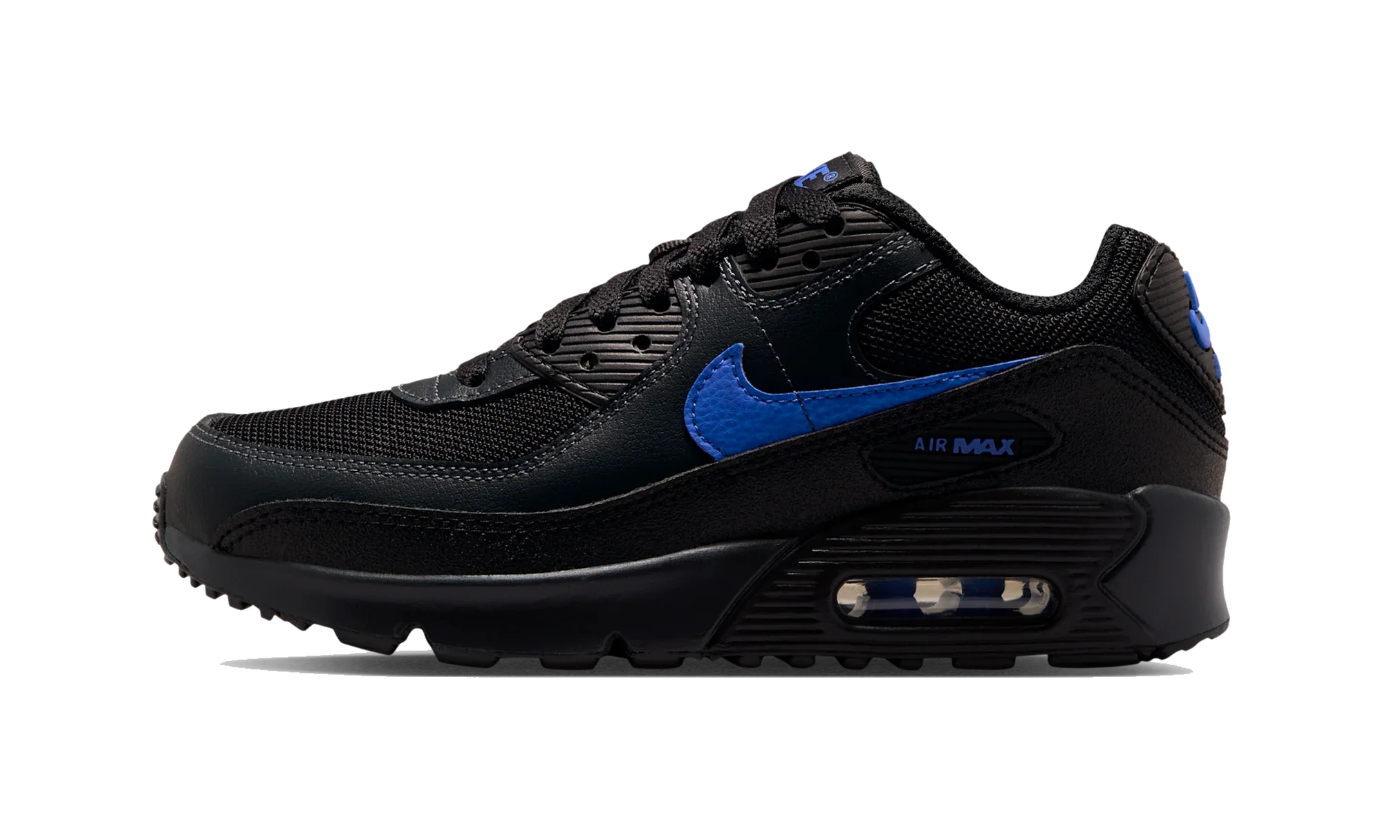 Nike Air Max 90 Black/Dark Smoke Grey/Racer Blue