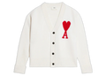 Ami Paris Ami De Coeur Cardigan Black/Red