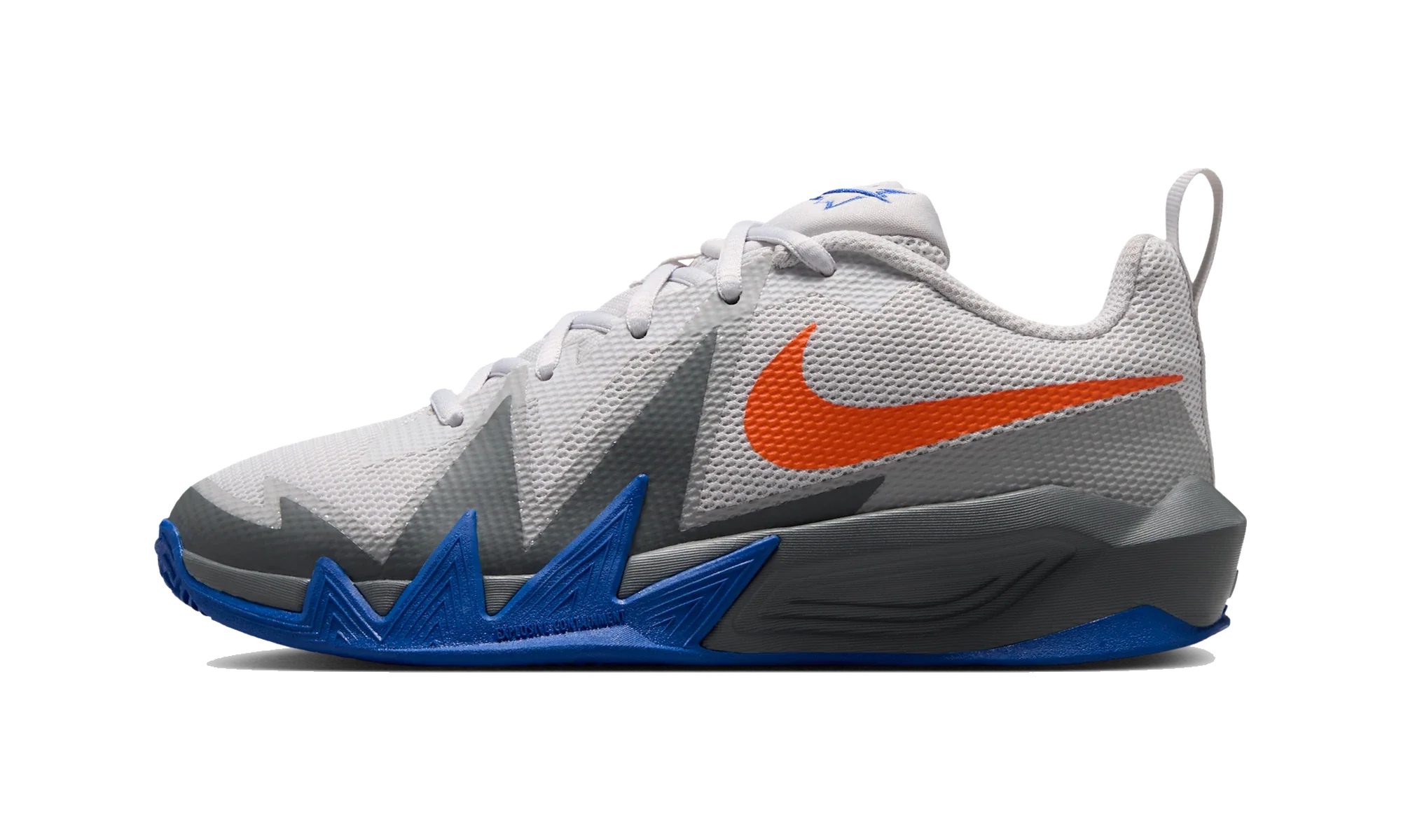 Nike S.T. Dynamite Basketball Shoes Vast Grey/Light Smoke Grey/Smoke Grey/Safety Orange