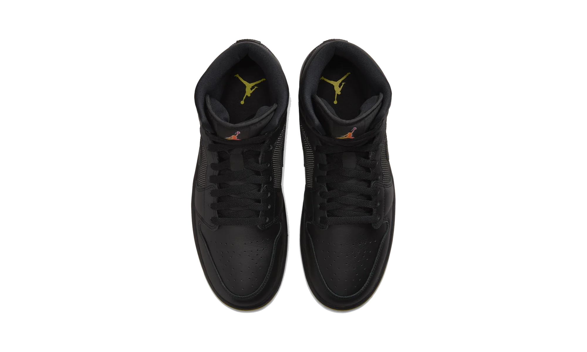 Air Jordan 1 Mid SE Black/Opti Yellow/Silver