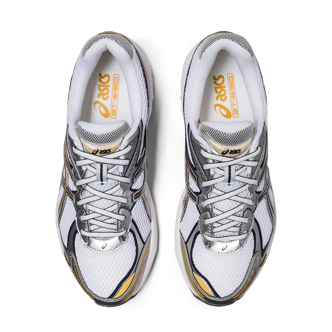 ASICS GT-2160 White Pure Silver Gold, White/Pure Silver (1203A275-102)