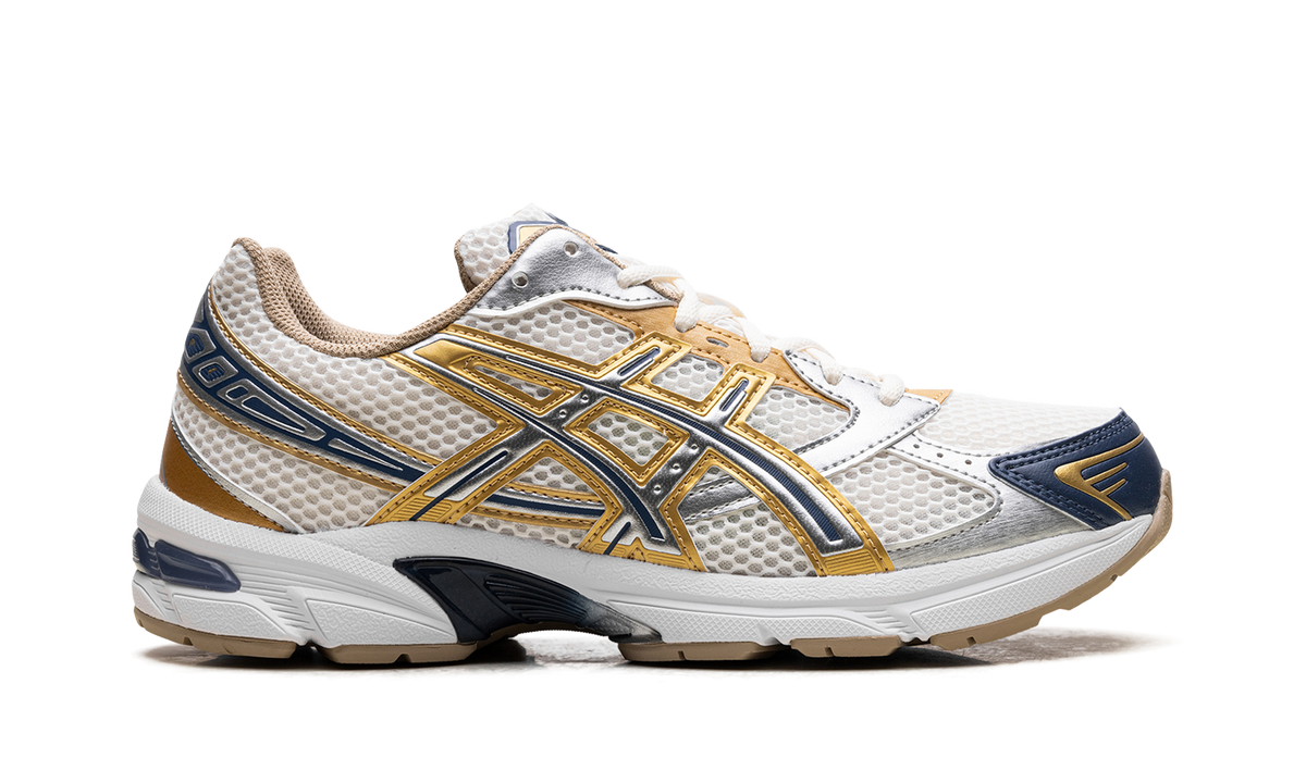 ASICS Gel-1130 Cream Pure Silver Gold Blue