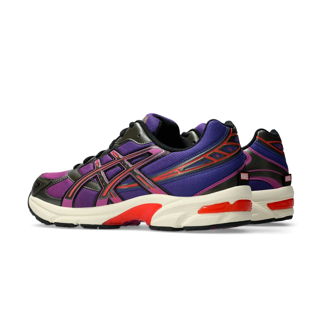 ASICS Gel-1130 Kith Marvel Villains Magneto Opened Box (Comic Not Included), Purple/Black-Red-Cream (1203A662-500)