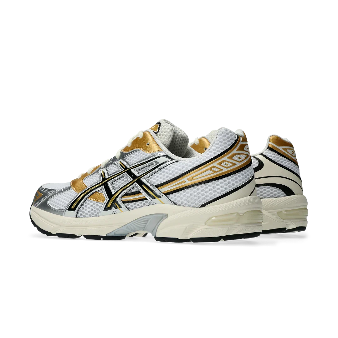 ASICS Gel-1130 White Black Gold, White/Black/Gold (1203A698-100)