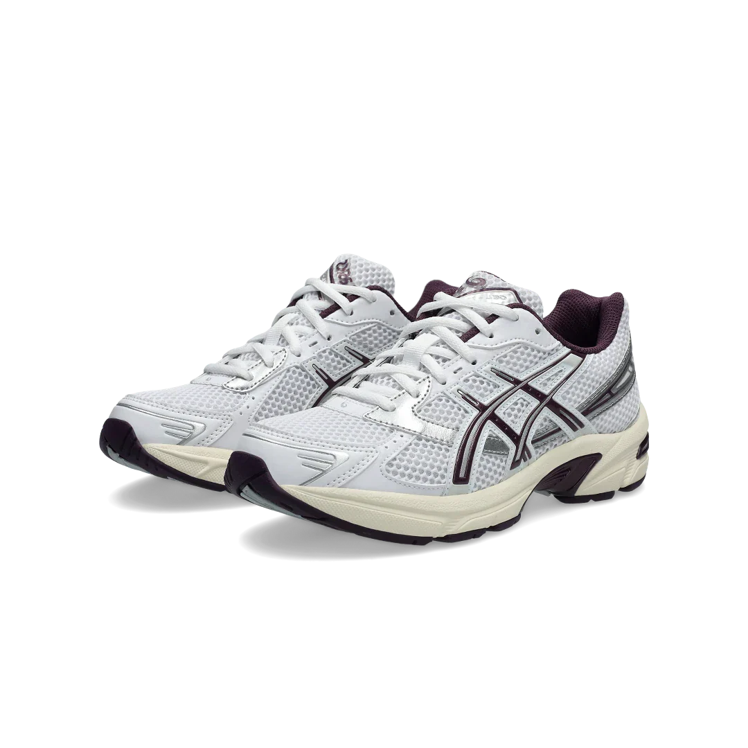 ASICS Gel-1130 White Deep Plum, White/Deep Plum (1202A518-101)