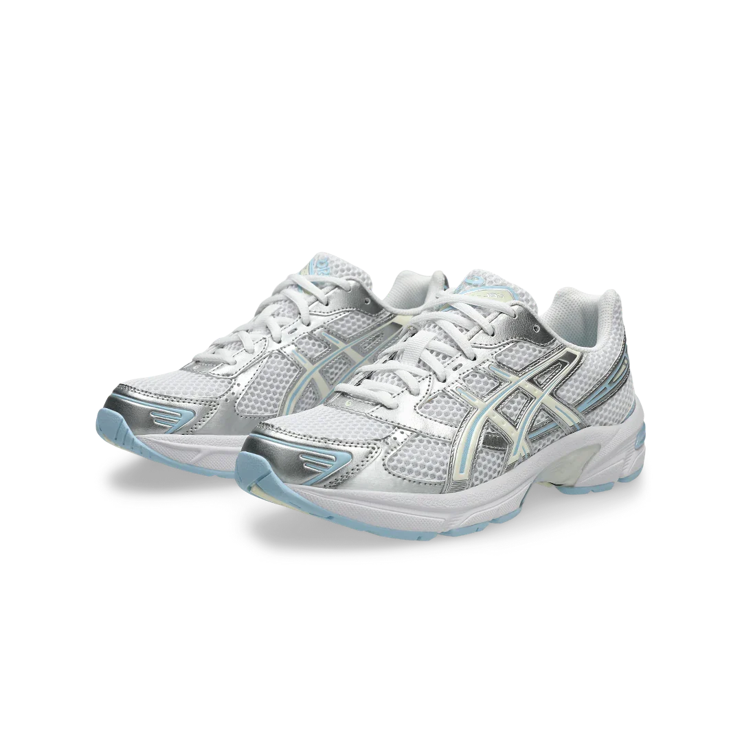 ASICS Gel-1130 White Ivory Light Blue, White/Ivory (1202A504-100)