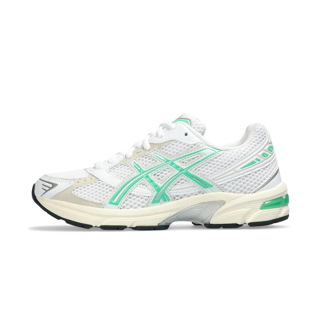 ASICS Gel-1130 White Malachite Green Off White Midsole, White/Malachite Green (1202A164-114)