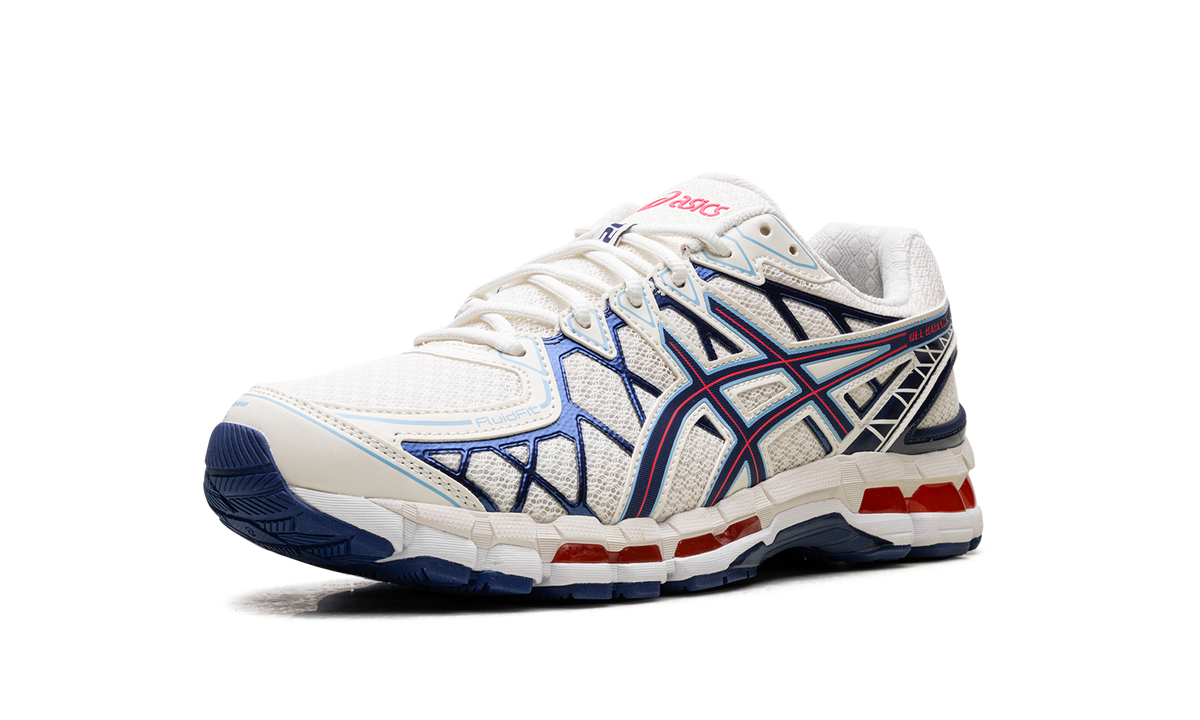 ASICS Gel-Kayano 20 Cream Blue Red