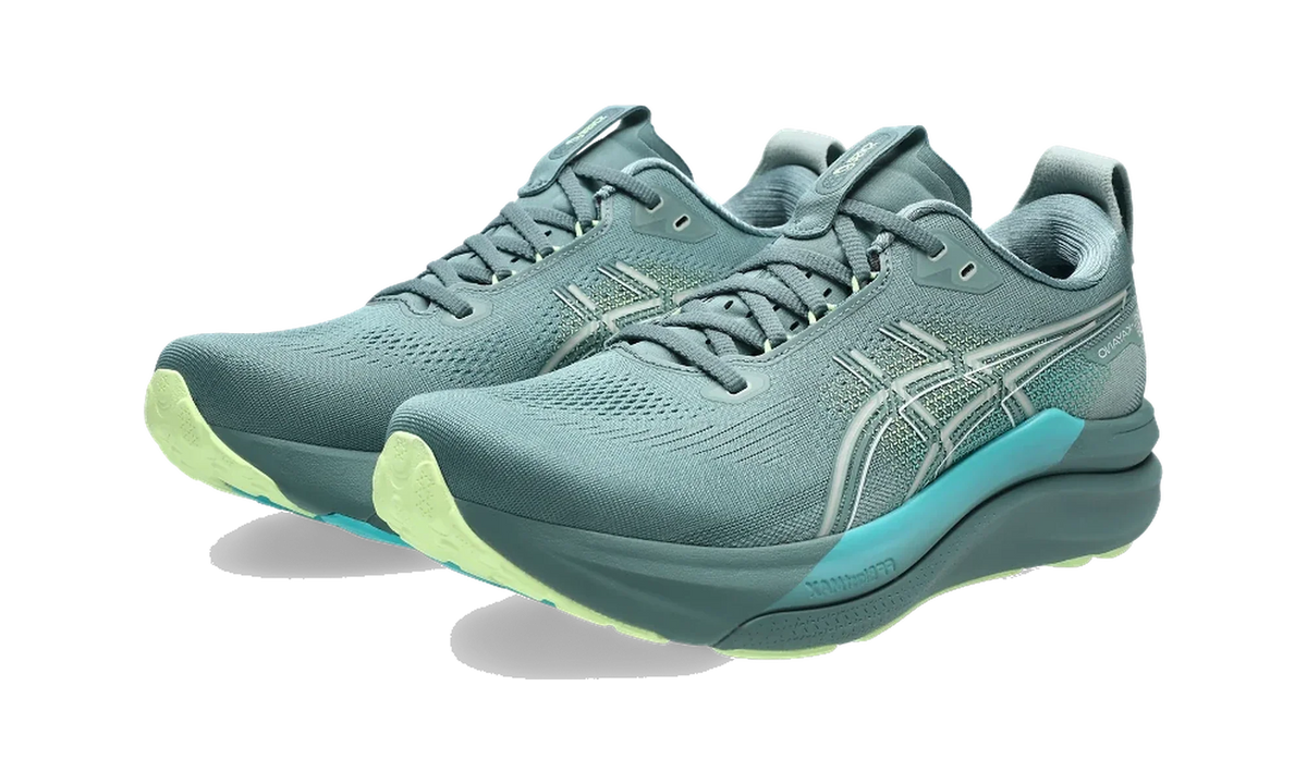 ASICS Gel-Kayano 33 Foggy Teal Illuminate Yellow