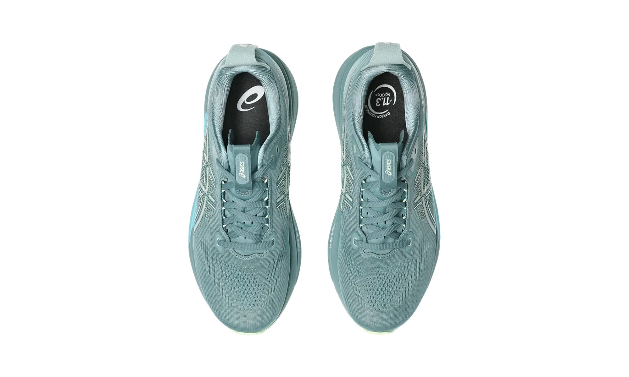 ASICS Gel-Kayano 33 Foggy Teal Illuminate Yellow