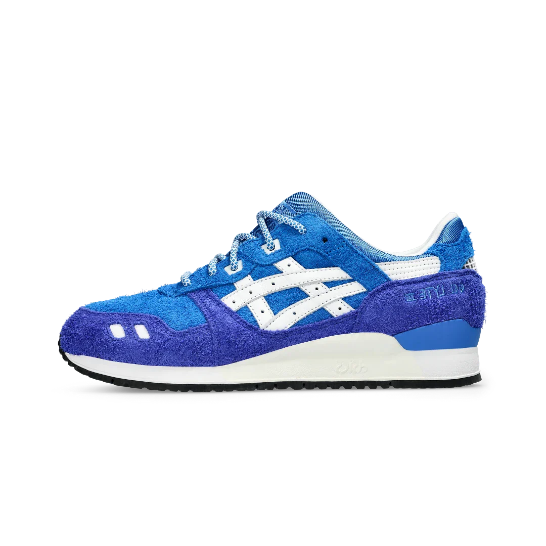 ASICS Gel-Lyte III '07 Remastered Kith Marvel X-Men Beast Opened Box (Trading Card Not Included), Blue/White (1201A958-400)