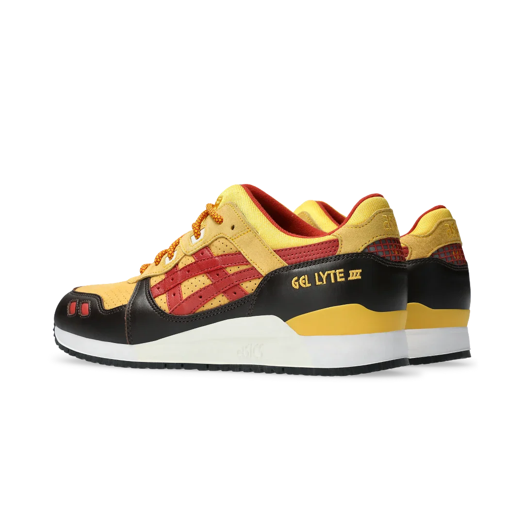 ASICS Gel-Lyte III '07 Remastered Kith Marvel X-Men Wolverine 1980 Opened Box (Trading Card Not Included), Yellow/Brown-Red (1201A957-750)