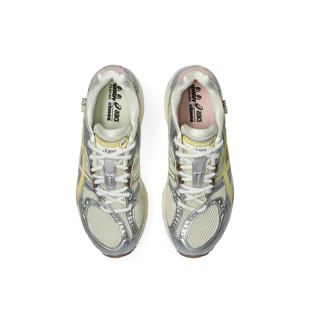ASICS Gel-Nimbus 10.1 Vandy The Pink x atmos Banana Split Banana, Ivory/Pineapple Juice (1203A865-752)