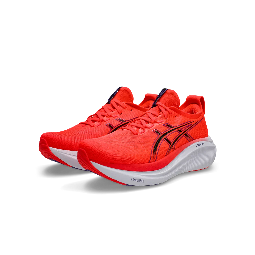 ASICS Gel-Nimbus 27 Flash Red Black, Flash Red/Black (1011B958-600)