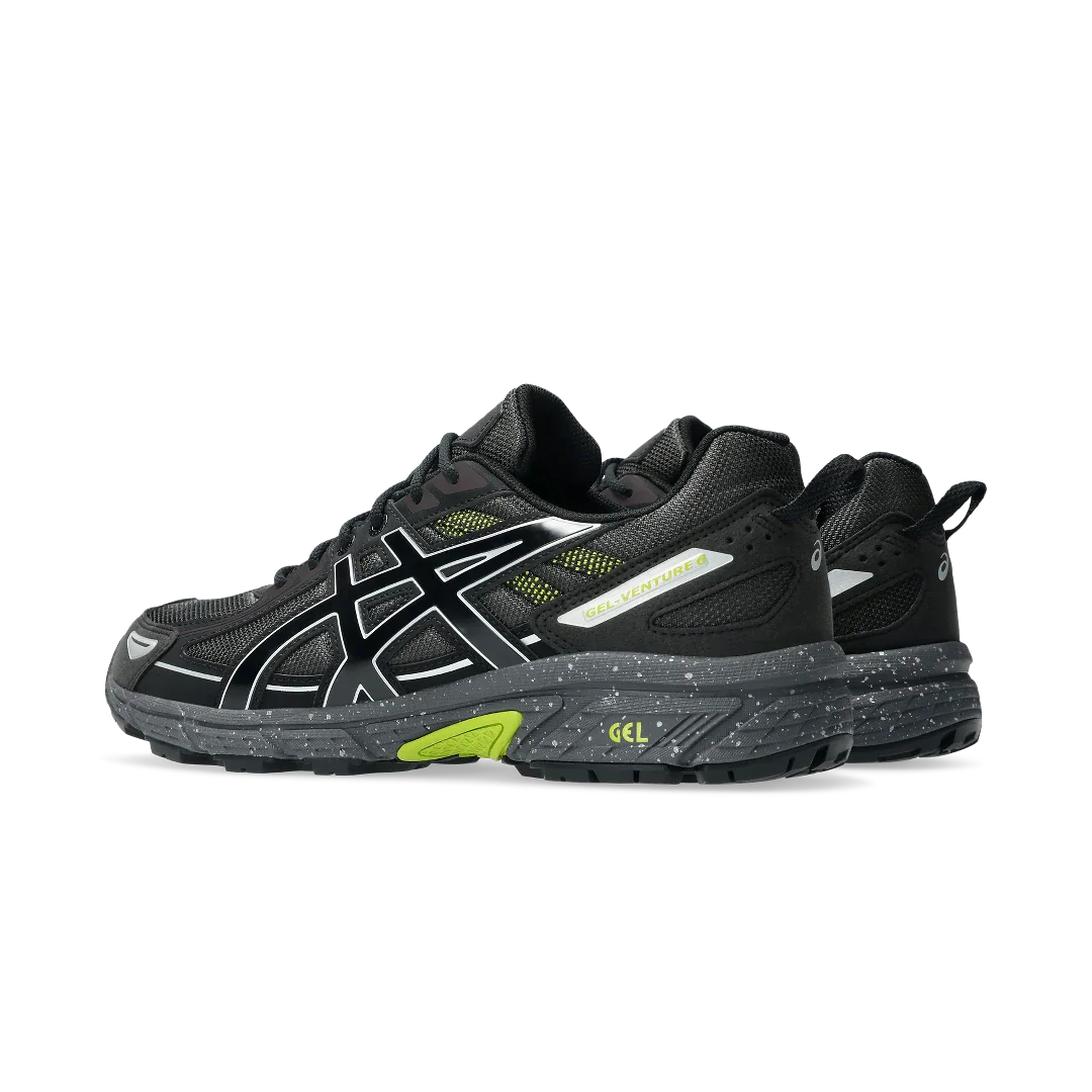 ASICS Gel-Venture 6 Obsidian Grey Black Lime
